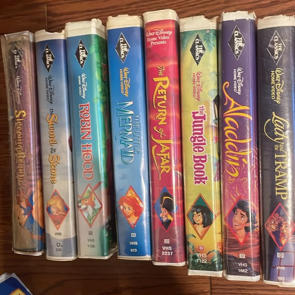 Set of 16 Disney VHS movies